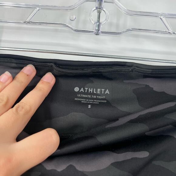 Athleta Ultimate 7/8 Tight Leggings in Camo High Rise - Picture 3 of 7